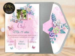 Invitación 15 años Lord Primavera