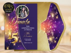 Invitación 15 años Lord Primavera