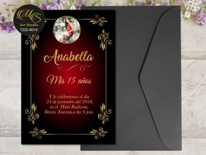 Invitación para 15 años Sobre Lord Tradicional